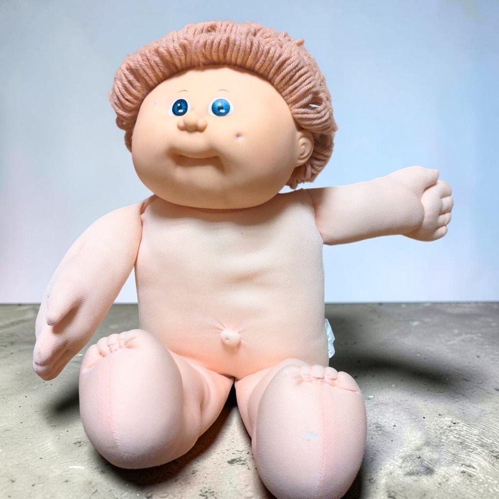 VTG 1982 Cabbage Patch Kids Doll Coleco Xavier Roberts Signature Yarn Hair 16" - Picture 3 of 12